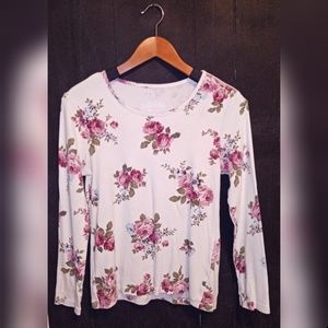 Time and Tru Floral Tshirt